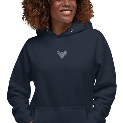 SINCE COLLECTION GREY BRAND EMBROIDERY HOODIE COLOR UNISEX