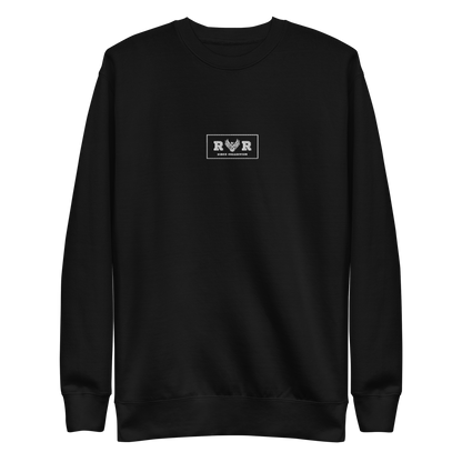 SINCE COLLECTION WHITE BRAND EMBROIDERY SWEATER COLOR UNISEX